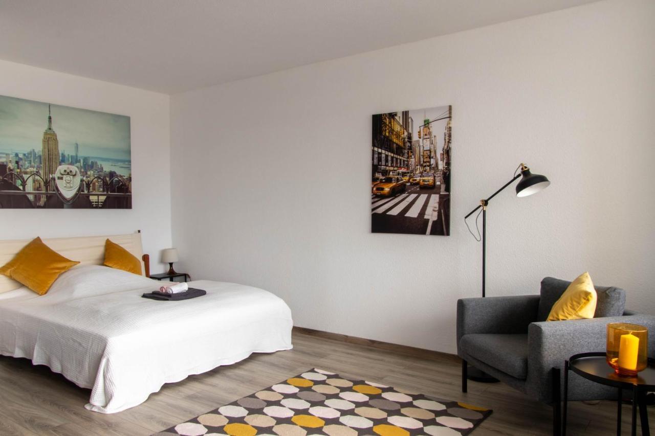 Apartment Bright - Central - Balcony - Tradefair Neuss Zewnętrze zdjęcie